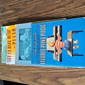 Blue Book Fav Piano Pieces, Daily Dozen, Music For Piano Vol. One, Gay Nineties